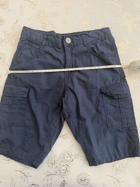 IDEXE Boys Navy Blue 100% Cotton Cargo Shorts Casual Outdoor